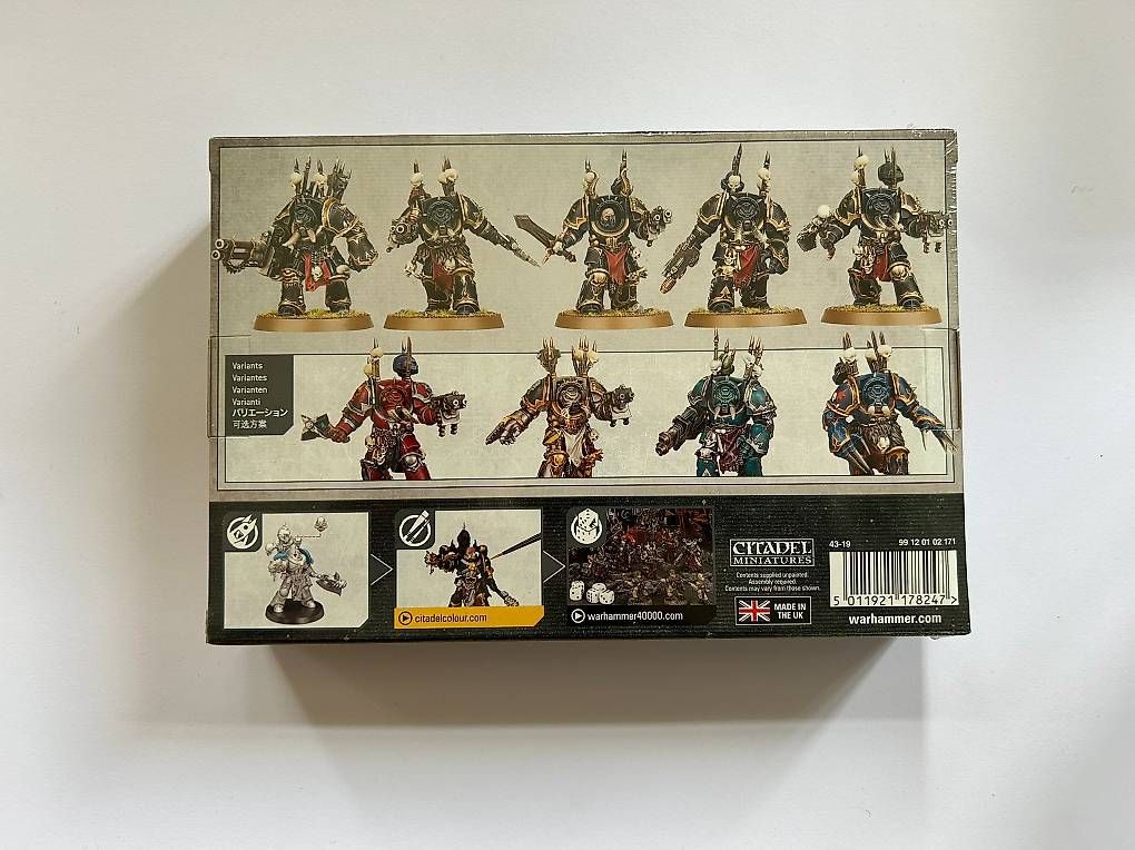 Kit di modellismo & Modellini statici: Warhammer 40000 Chaos Space Marine Terminator Squad – Usato da Eichberg venduto da sam_8c2w 1