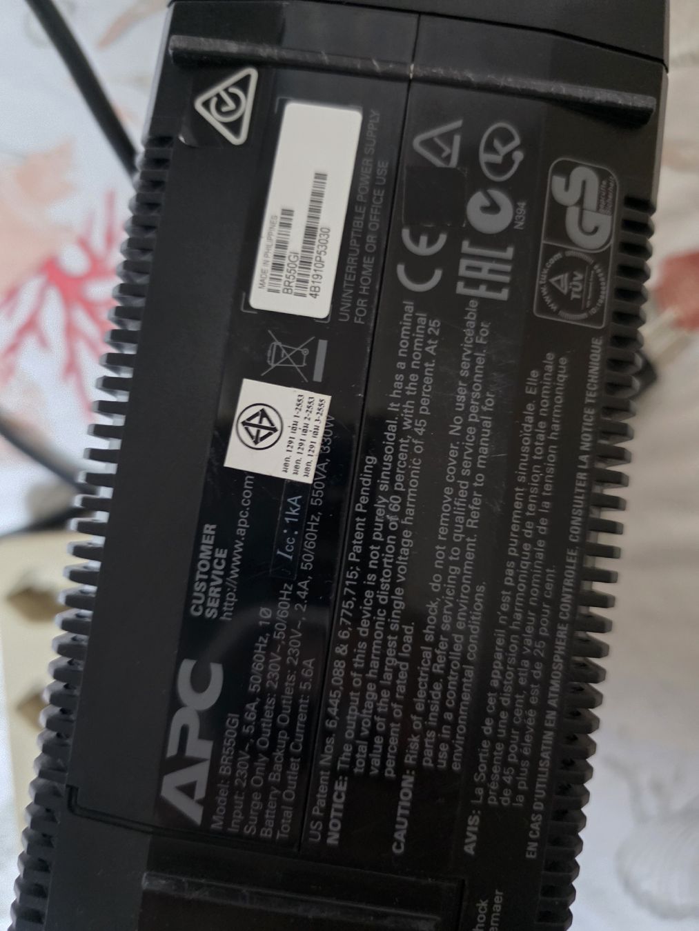 Apc Caricatori & Batterie: APC Back-UPS Pro – Difettoso da Hinwil venduto da muppets 2