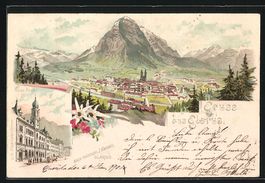 Litho Glarus, Neue Post, Gesamtansicht m