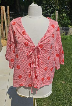 Bluse rot 1XL ca. 48/50 neu