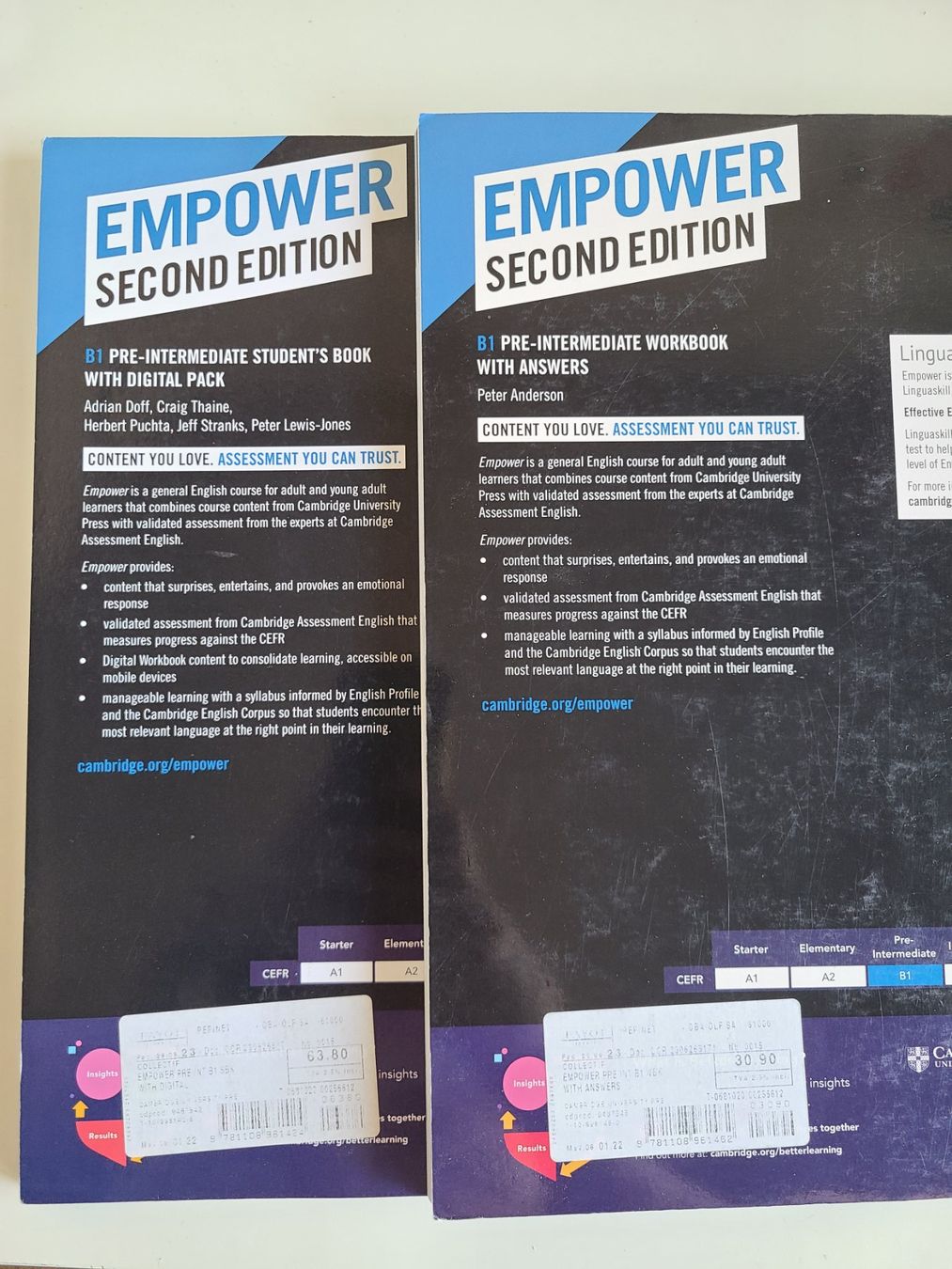 Bücher: Livres Cambridge Empower B1 Seconde Edition Anglais – Gebraucht aus St-Sulpice VD von lca_7nwr 1