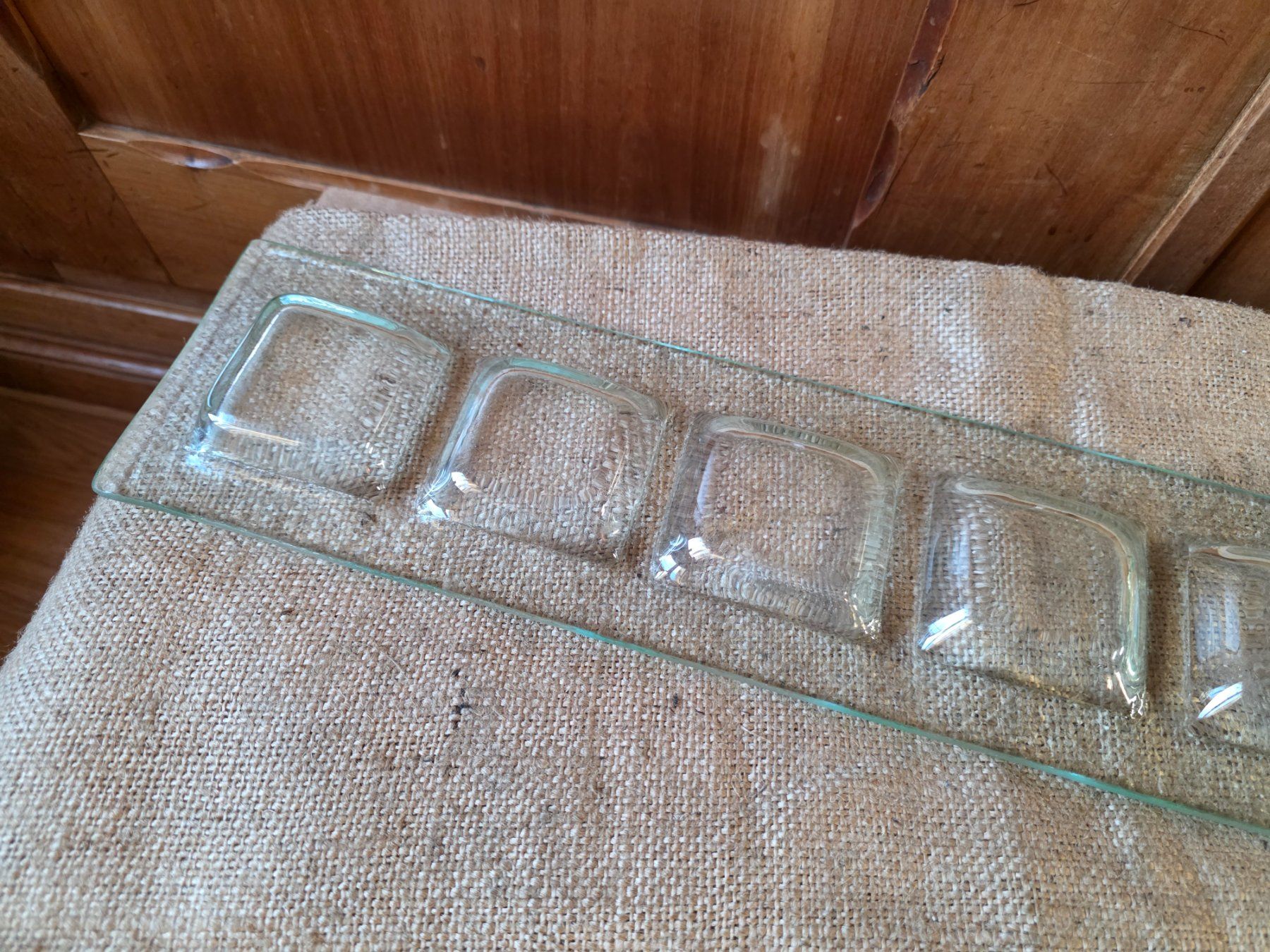 Plateaux: Glas Servierteller Platte Teller Kerzen Schale – D'occasion à Walterswil BE par Lonitti 4