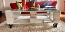 Retro Paletten-Tisch, Shabby Chic!