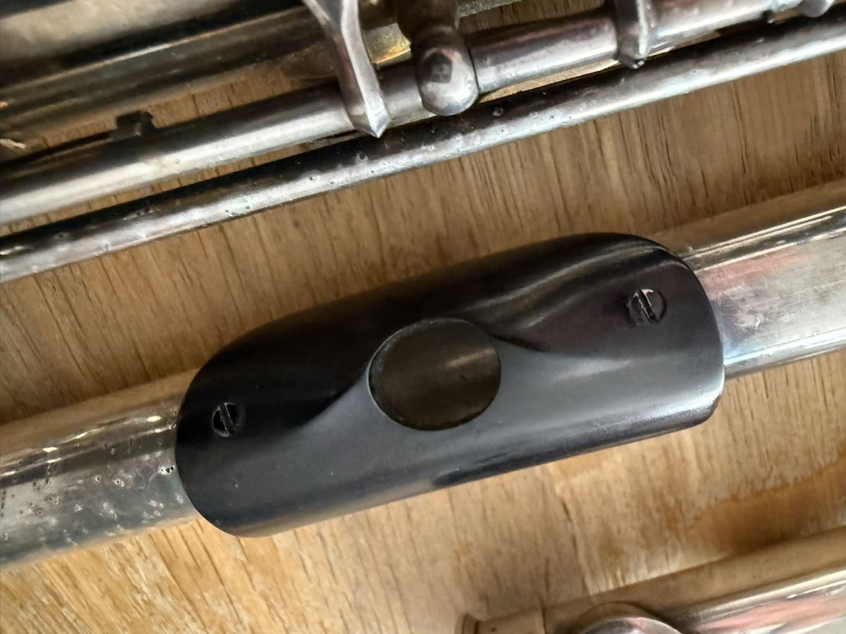 Strumenti musicali: Querflöte G. Hüller Schöneck gebraucht mit Etui – Usato da Goldach venduto da Messerguru 5