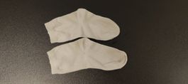 Kinder Socken Weiss Schlicht Unisex ca. Gr. 21-24