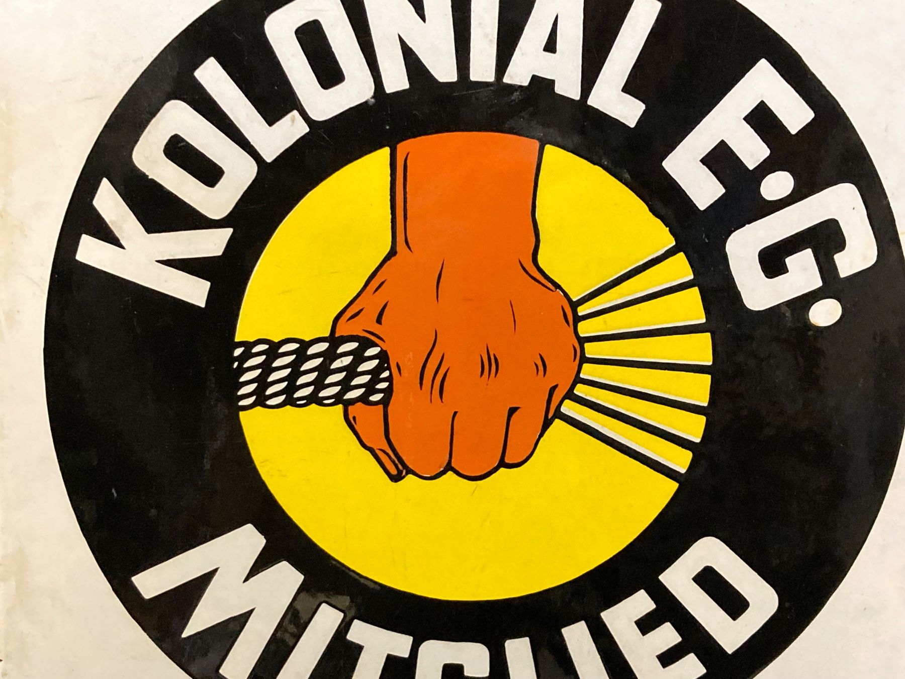 Insegne: Email Schild Kolonial E.G. aus Räumung – Usato da Bern venduto da Jwpm66 2