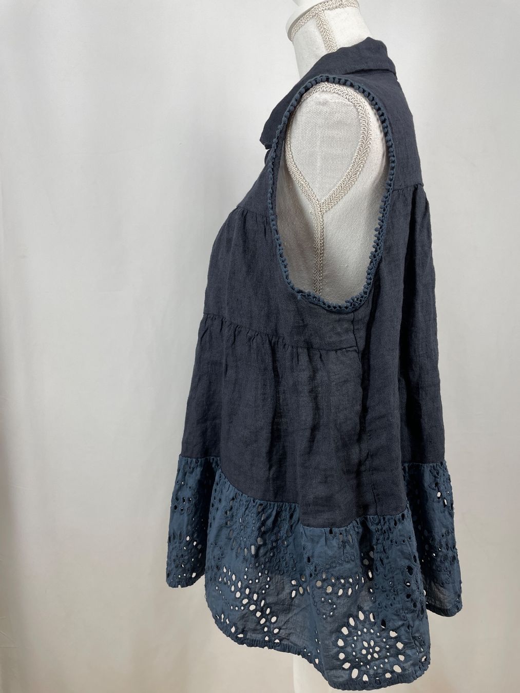 Chemisiers: LINON COLLECTION chemise bleue – D'occasion à Lausanne par PlusValue_Lausanne 1