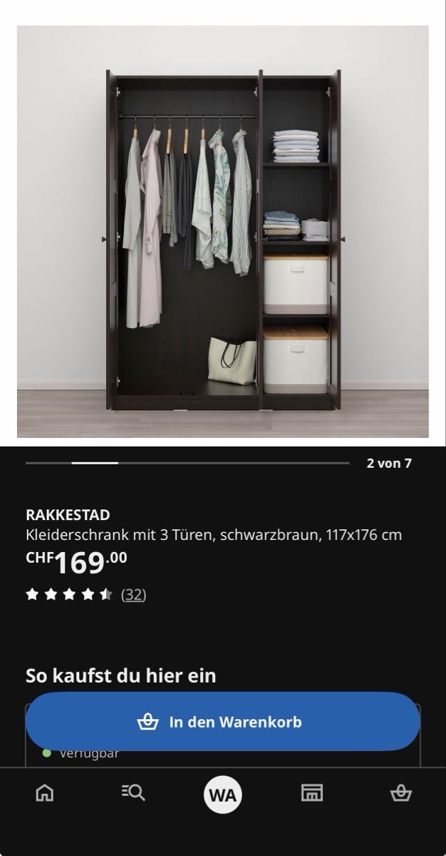 Schränke: Ikea Kleiderschrank  – Gebraucht aus Aarburg von jon_mw9q 1