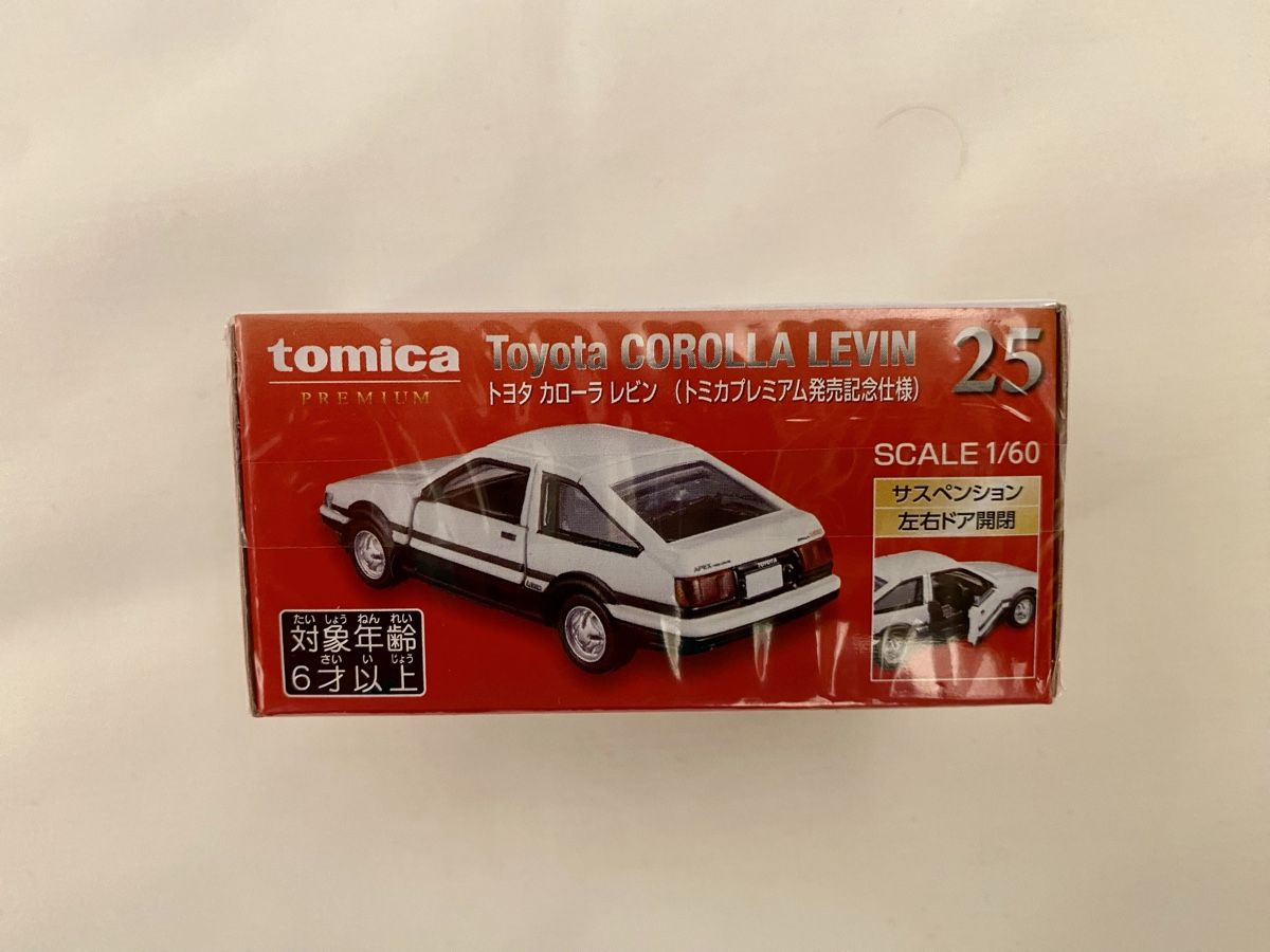Toyota Modellini d'auto: Toyota Corolla Levin AE86 Tomica Premium – Nuovo e nell'imballaggio originale da Oberembrach venduto da theZaz 1