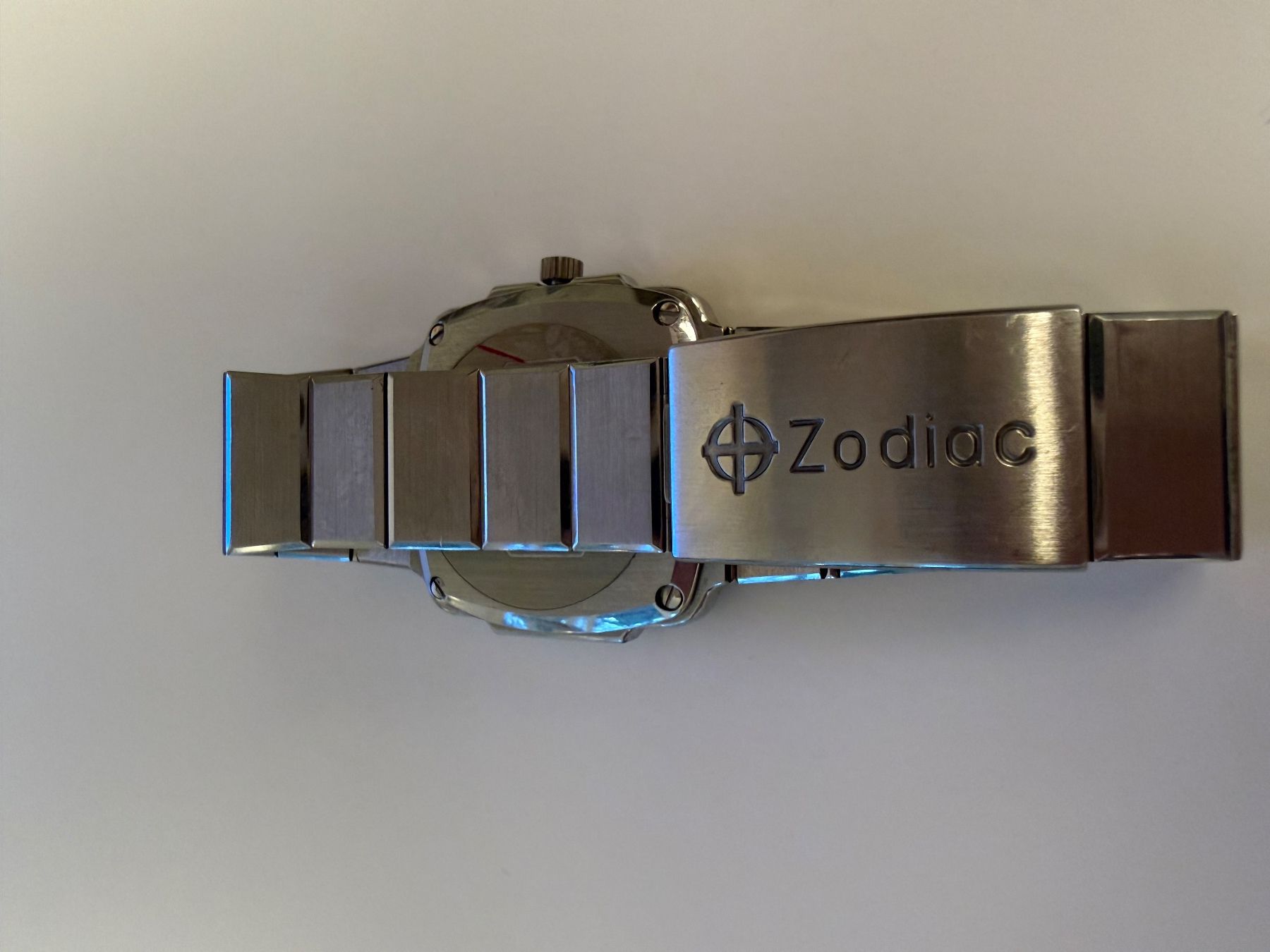 Zodiac Orologi: Zodiac Astroquartz NOS bracelet acier intégré – Usato da Lausanne venduto da Placebo7 4