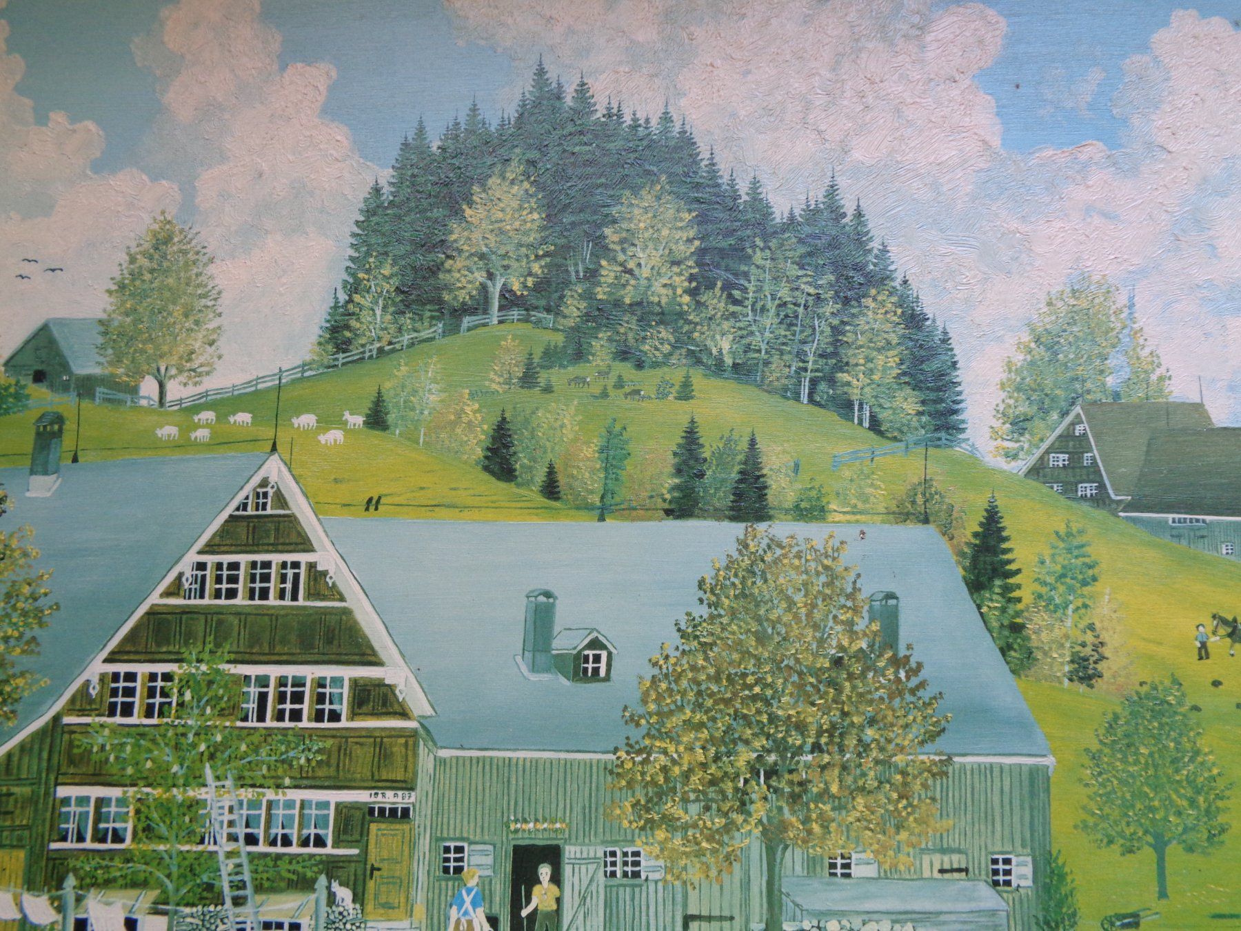 Poster & Bilder: APPENZELLER BILD R.ALDER 83 BAUERNMALEREI – Gebraucht aus Henggart von linda666 2