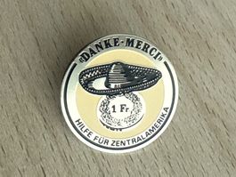 Pin  "Danke Merci" Hilfe für Zentralamerika..