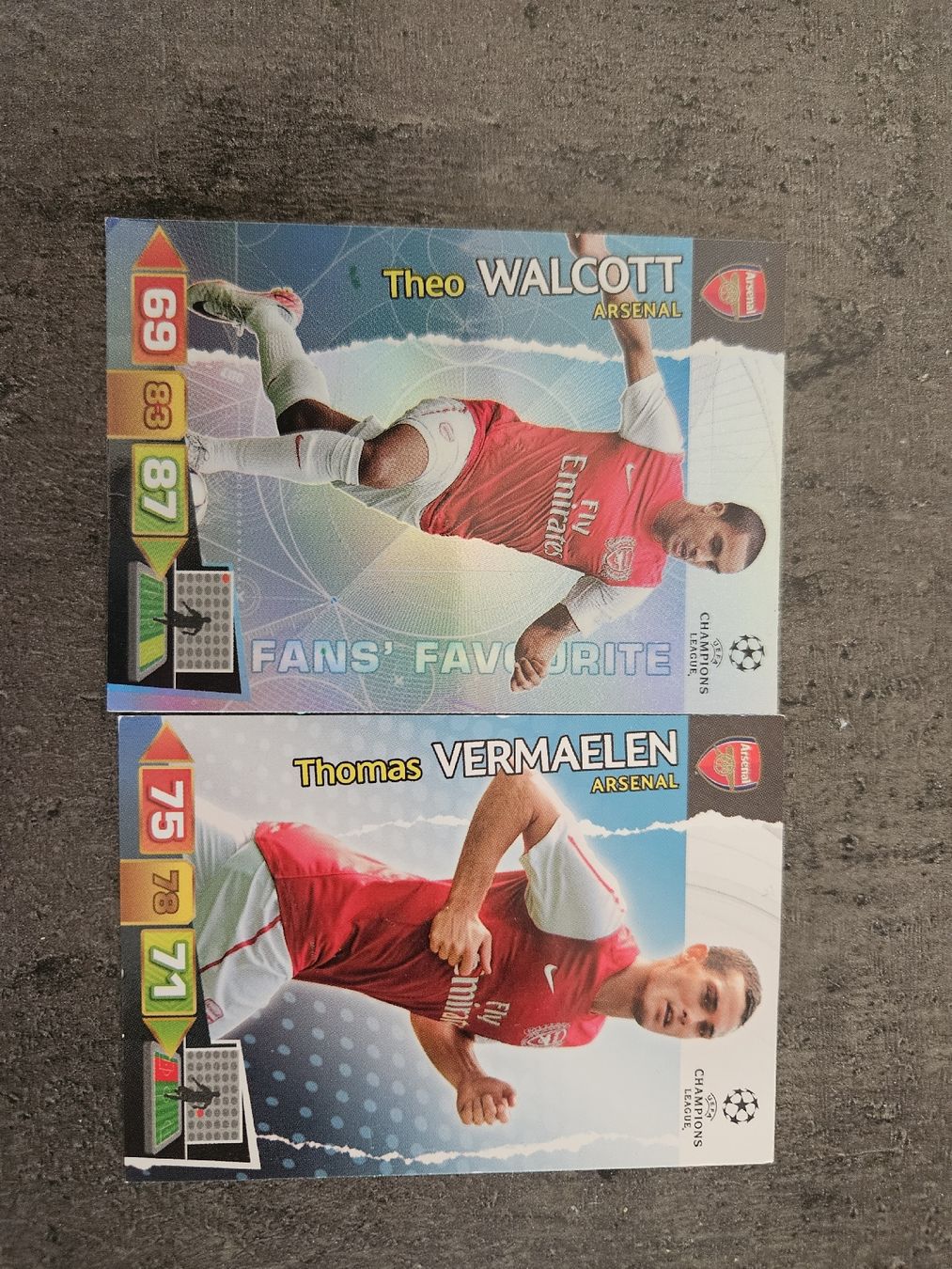 Panini Cartes à collectionner: Arsenal Champions league 2011/2012 Bundle – D'occasion à Aarau par san_pb85