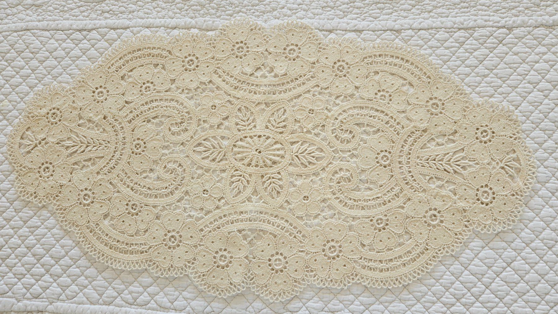 Untersetzer: Spitzendeckchen Spitzendeckeli Spitze Shabby Chic Beige Oval – Gebraucht aus Gossau ZH von LeoniesDeko 7