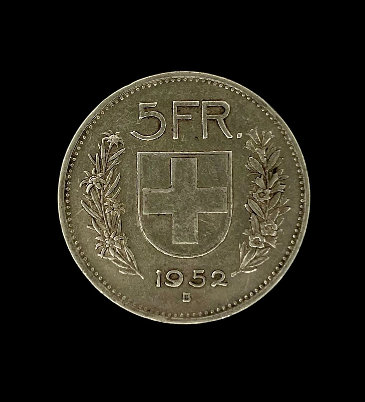 Tutti le monete: 5 Franken 1952 – Usato da Sion venduto da numision