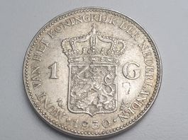 🇳🇱 1 Gulden 1930 Wilhelmina – Silber .720 10g