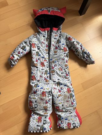 Kinder Skianzug WeeDo Grösse 104-116 Monster