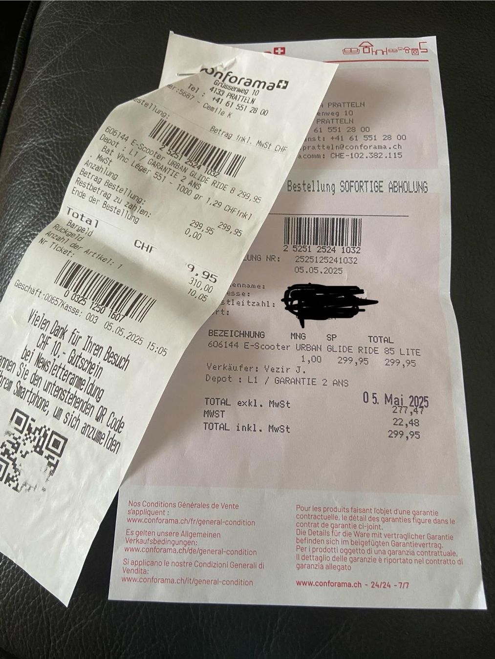 Scooter: E-Scooter – Usato da Pratteln venduto da Omega102 3