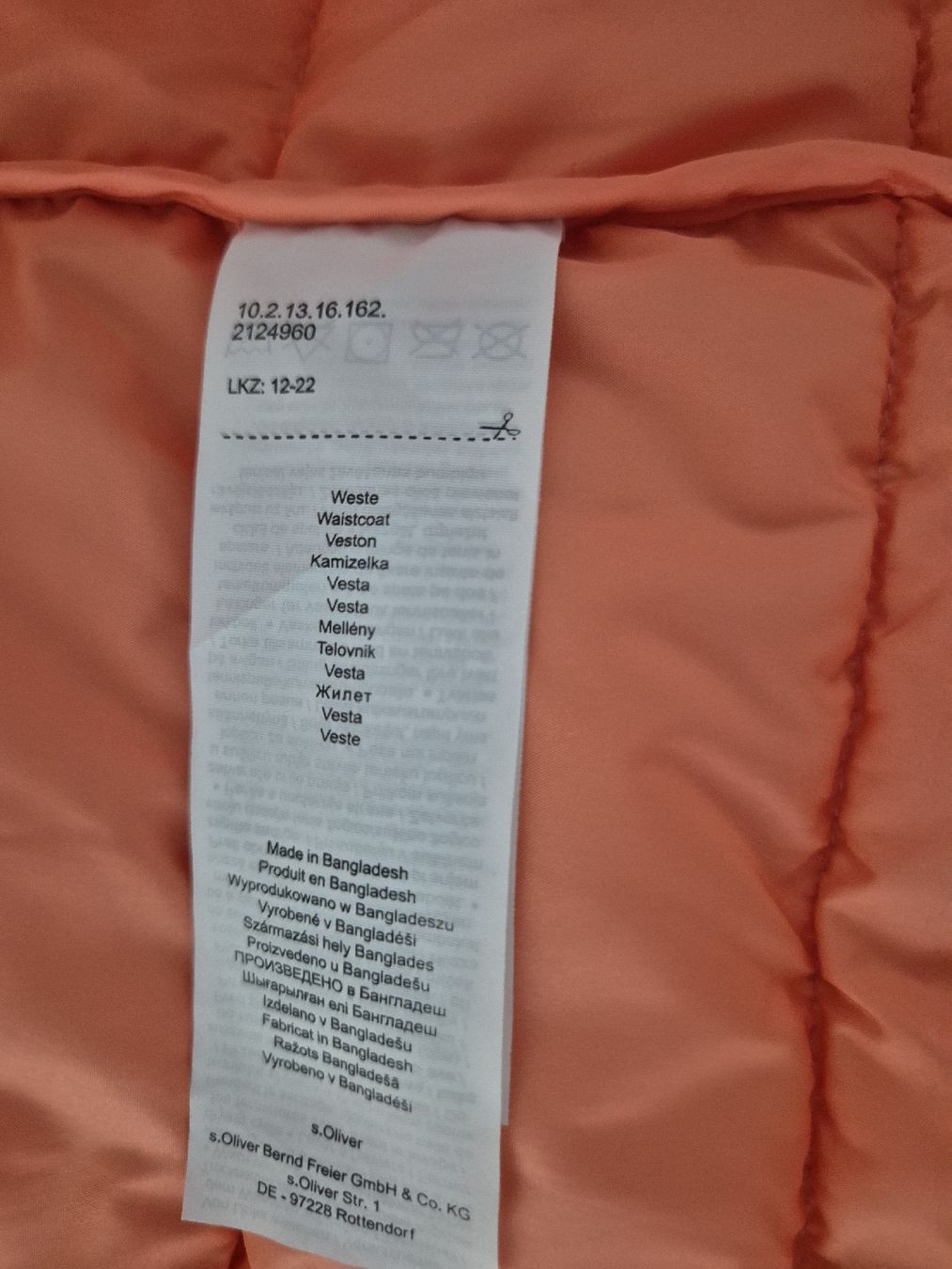 S.Oliver Sonstige Mädchenkleider: S.Oliver Gilet - Weste, Gr. 110, Pink – Gebraucht aus Altendorf von caj_hry2 4