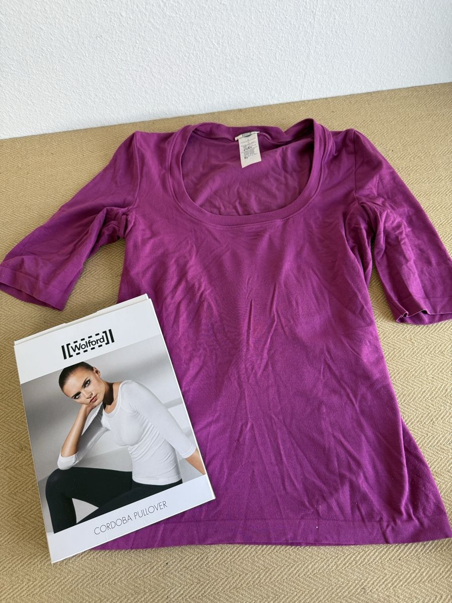 Maglioni & Felpe: WOLFORD Cordoba Pullover Grösse M Wildrose – Usato da Konolfingen venduto da petzipetz