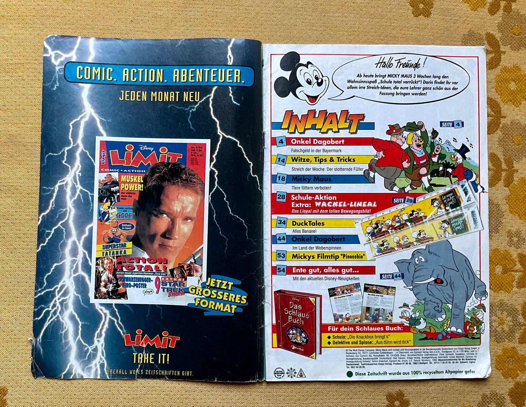 Comics: Micky Maus Heft Nr 37 von 1994 – Gebraucht aus Endingen von nathan05 1
