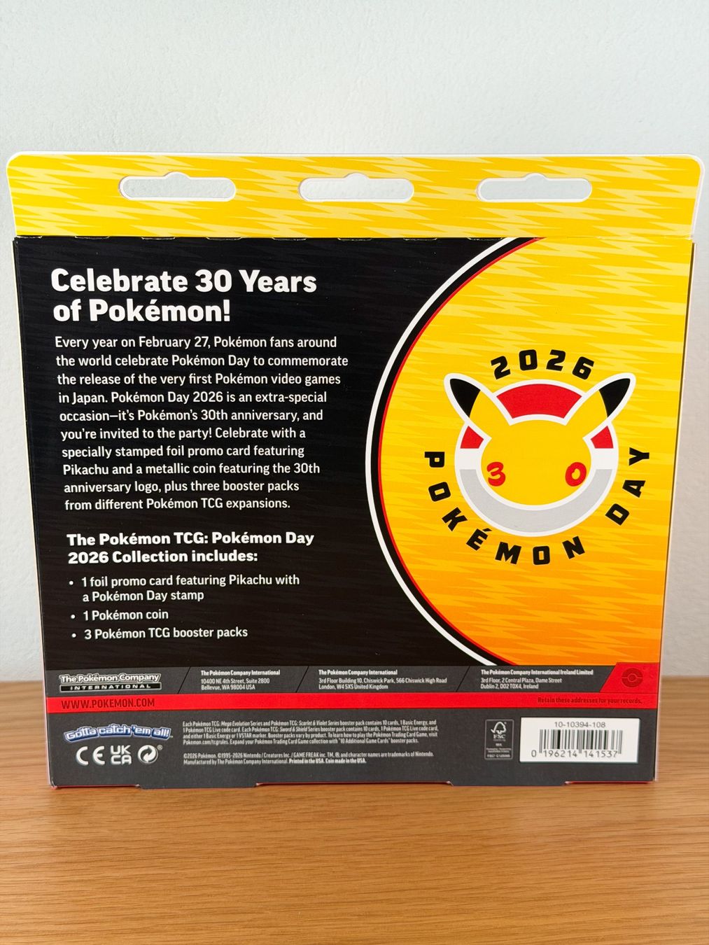 Pokémon Carte collezionabili: Pokémon Day 2026 Collection English – Nuovo e nell'imballaggio originale da Montagny-Yverdon venduto da For1 1
