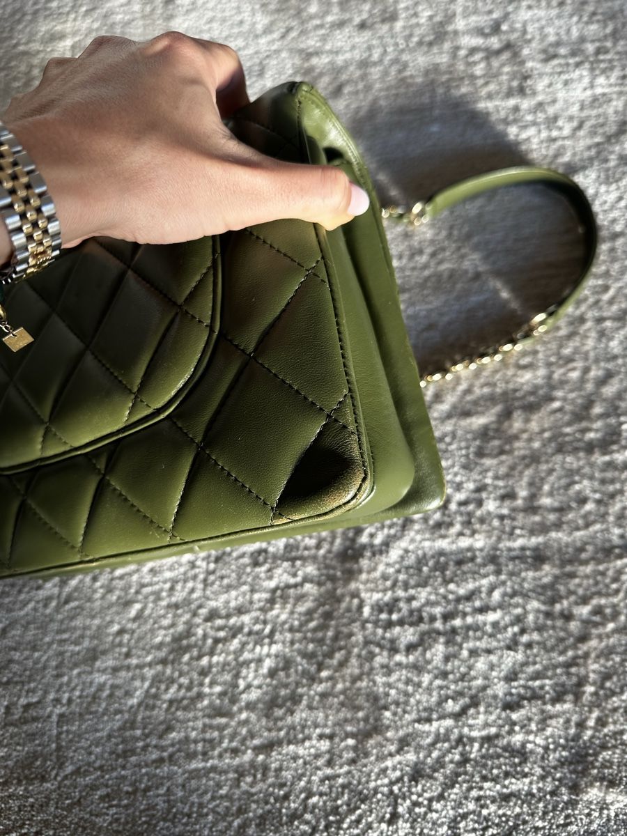 Taschen für Damen: Sac vert – Gebraucht aus La Croix (Lutry) von secondhandZara 4