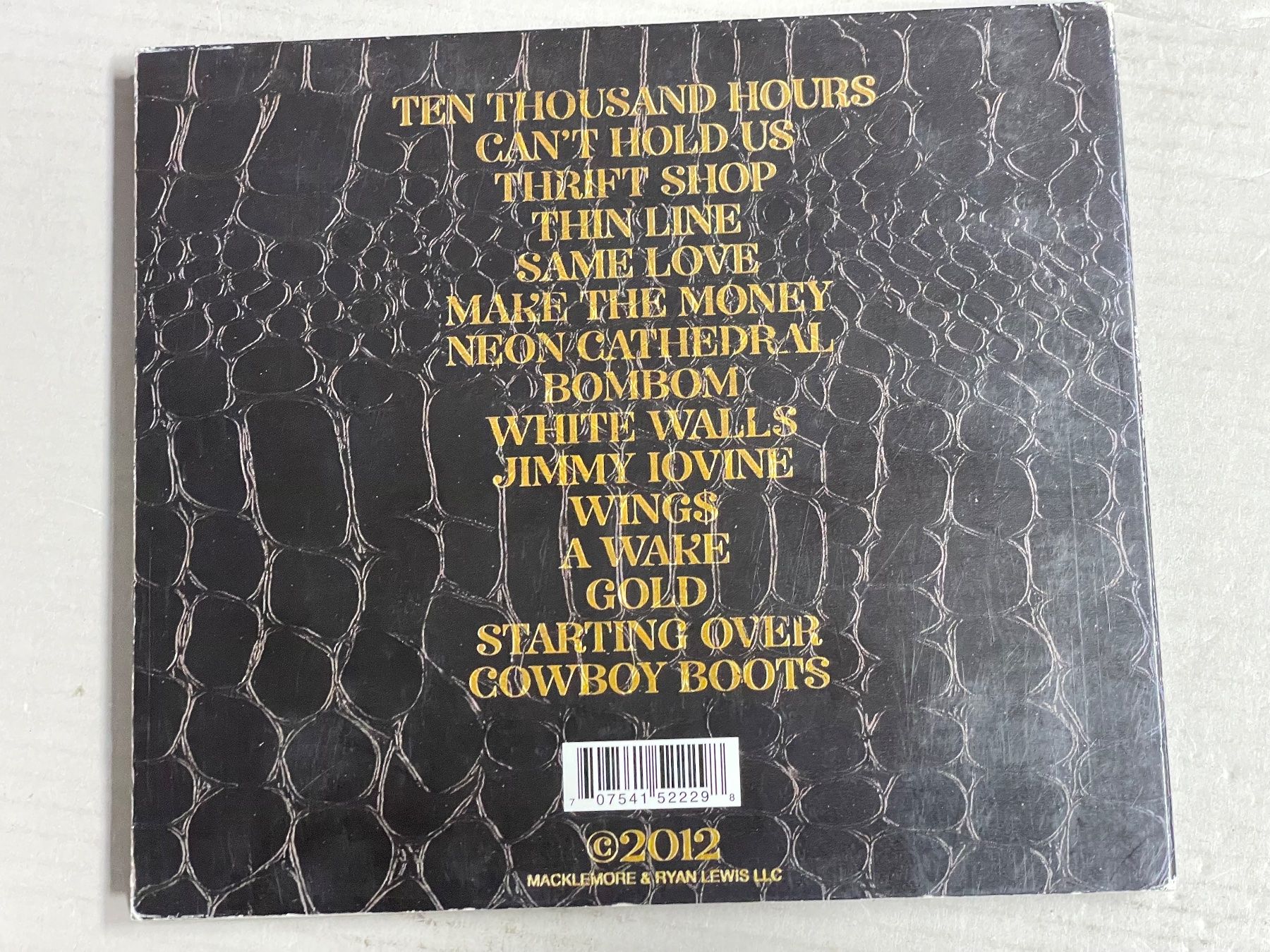 CD: Macklemore & Ryan Lewis - The Heist – Usato da Muri b. Bern venduto da AdidasCollector 1