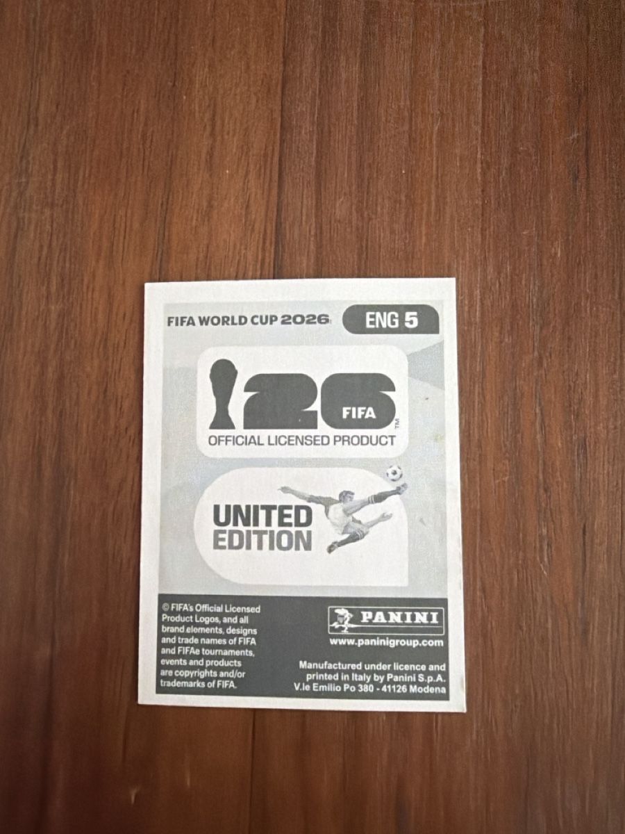 Panini Sammelbilder & Trading cards: FIFA World Cup 2026 Sticker United Edition ENG 5 – Neu (gemäss Beschreibung) aus Kriens von saby24