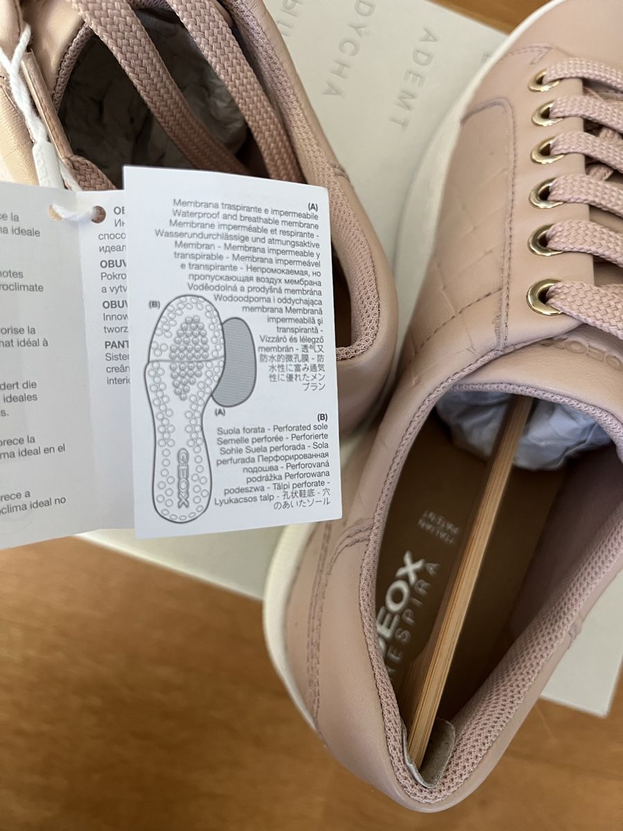 Geox Damenschuhe: Schuhe Sneakers GEOX Gr.37 Leder – Neu und originalverpackt aus Stäfa von Exclusive0 5