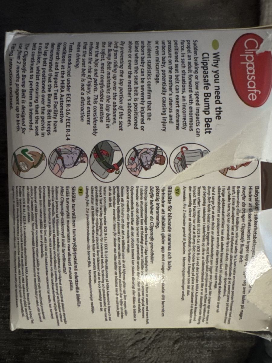 Gürtel: Clippasafe Bump Belt / Bauchgurt – Gebraucht aus Cham von Daniela_86 1