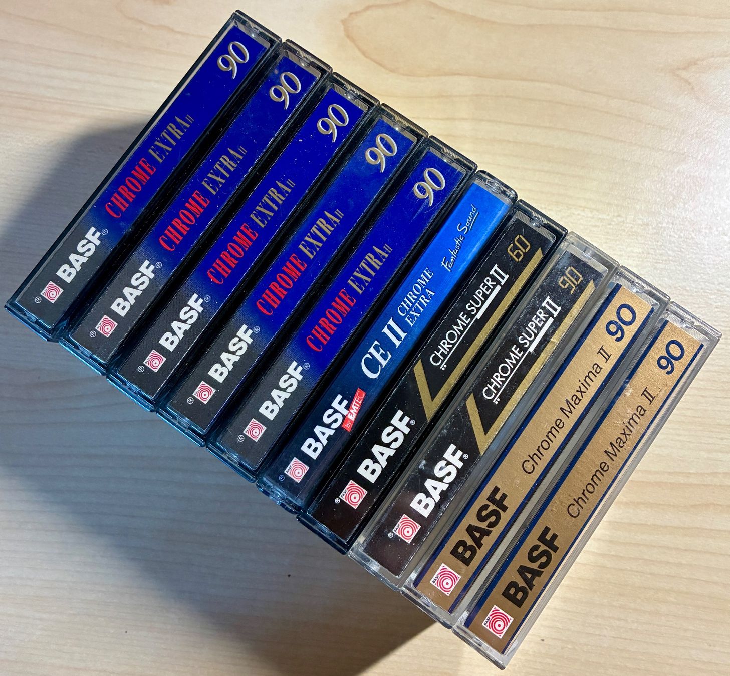 Musicassette: 10 Audio Kassetten BASF, Gebraucht, Vintage – Usato da Buchberg venduto da ICM-Tapefan-1961-MCS