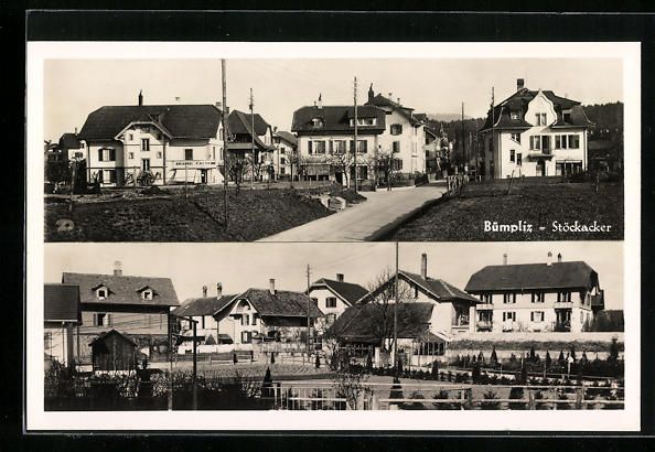 Cartoline postali: AK Bümpliz, Strassenpartie, Stöckacker – Usato da Berlin venduto da bartko-reher