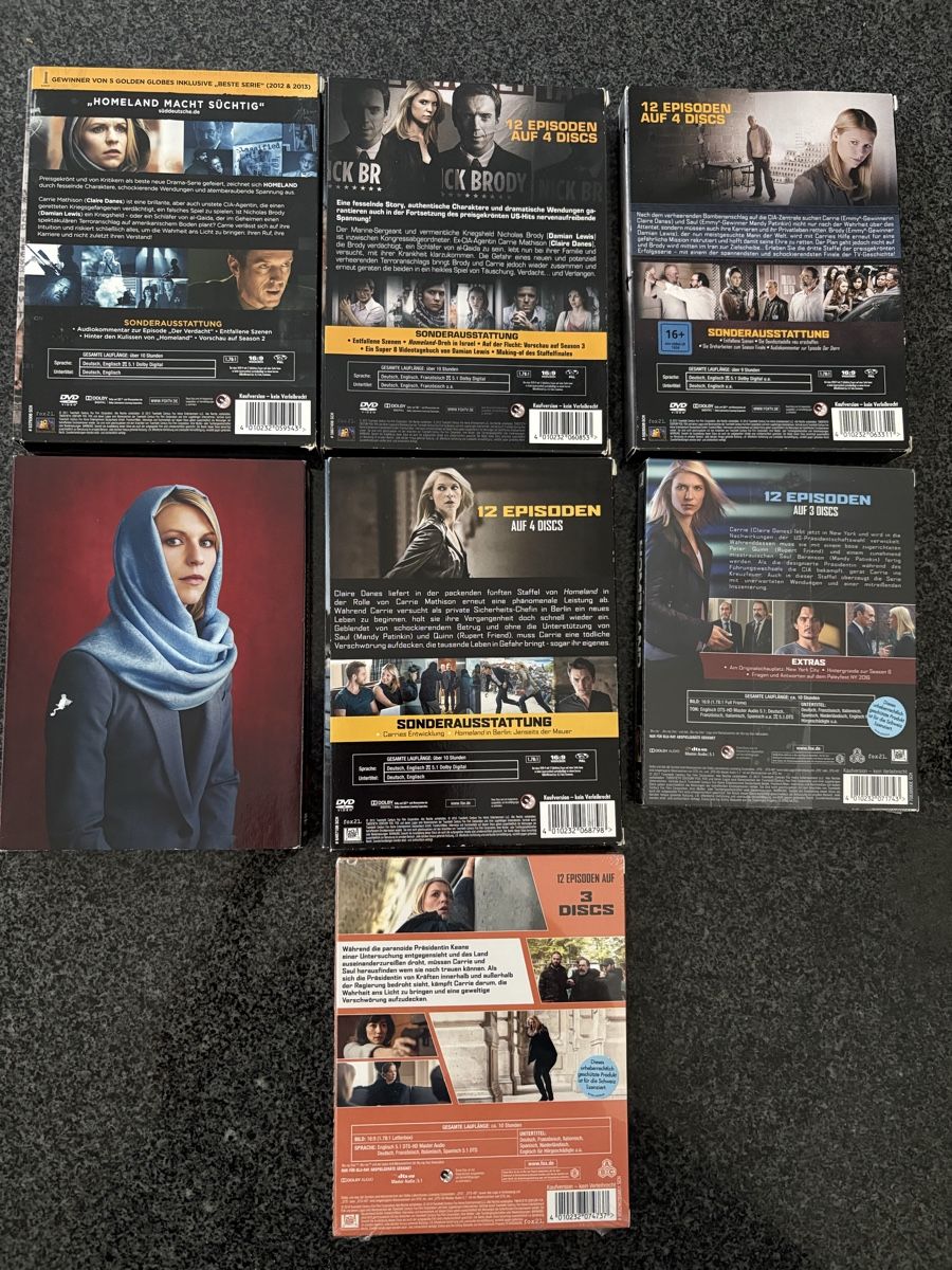 Alle DVDs: Homeland Staffel 1-7 – Gebraucht aus Belpberg von Ranukel 1