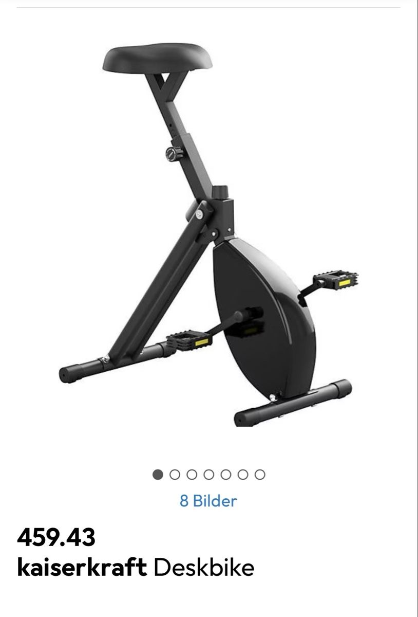 Vélos d'appartement: Deskbike Neu Schwarz – Neuf (Voir description) à Hünenberg See par Priobi