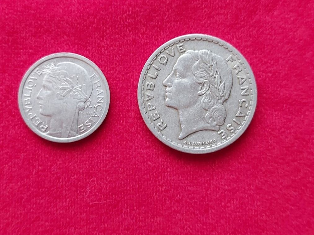 Alle Münzen: 5 Francs und 1Francs Stück – Gebraucht aus Helgisried von zuegli.24 1