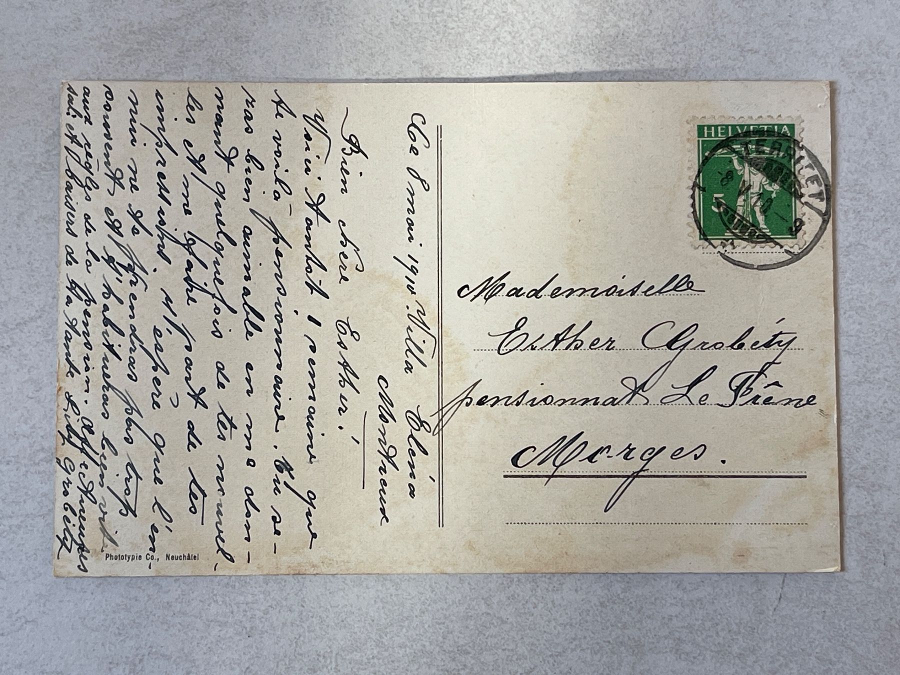 Cartoline postali: Montreux & Clarens – Usato da Strengelbach venduto da Aschatan5 1