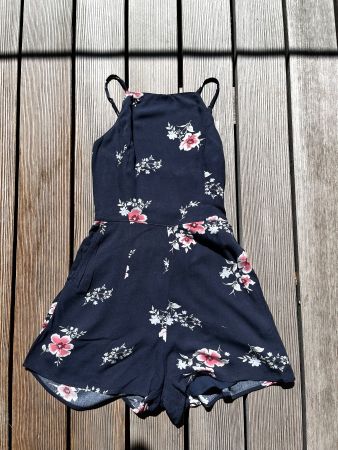 Damen Jumpsuit dunkelblau Gr. XS Abercrombie&Fitch gebraucht