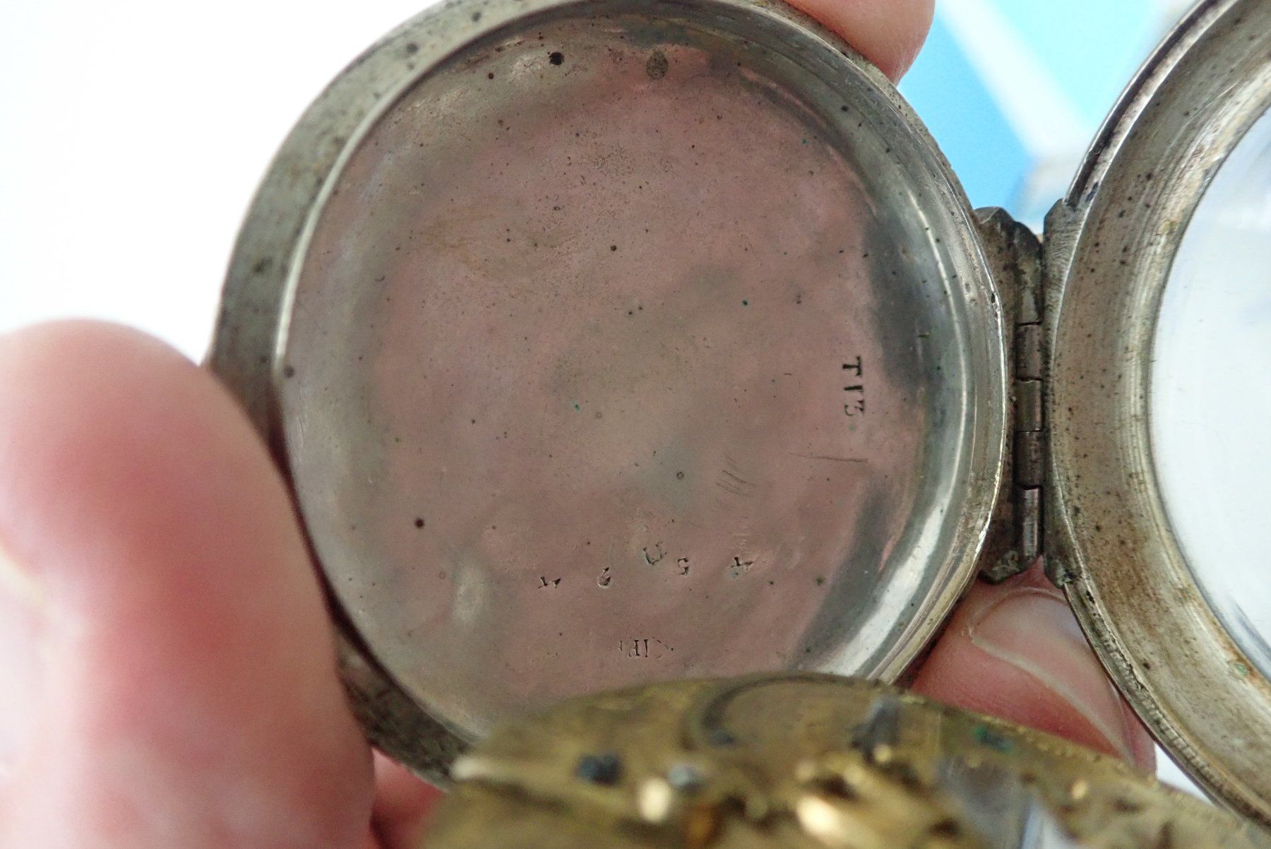 Swiss Orologi: ANTIK SPINDELUHR SILBER, LÄUFT DURCHMESSER:55MM. – Usato da Wohlen AG venduto da superwatches 6