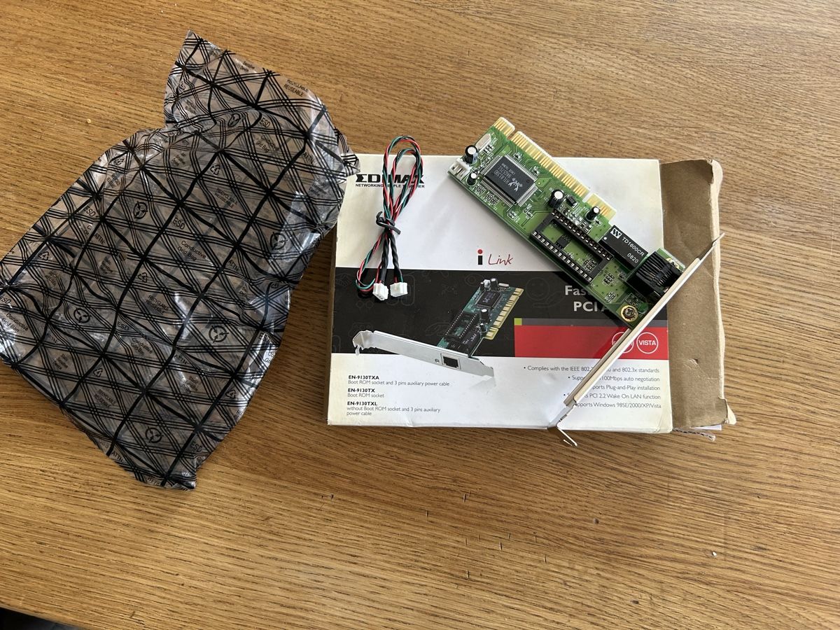 PC: EDIMAX Fast Ethernet PCI Adapter, OVP – Nuovo e nell'imballaggio originale da möhlin venduto da Caja1 3
