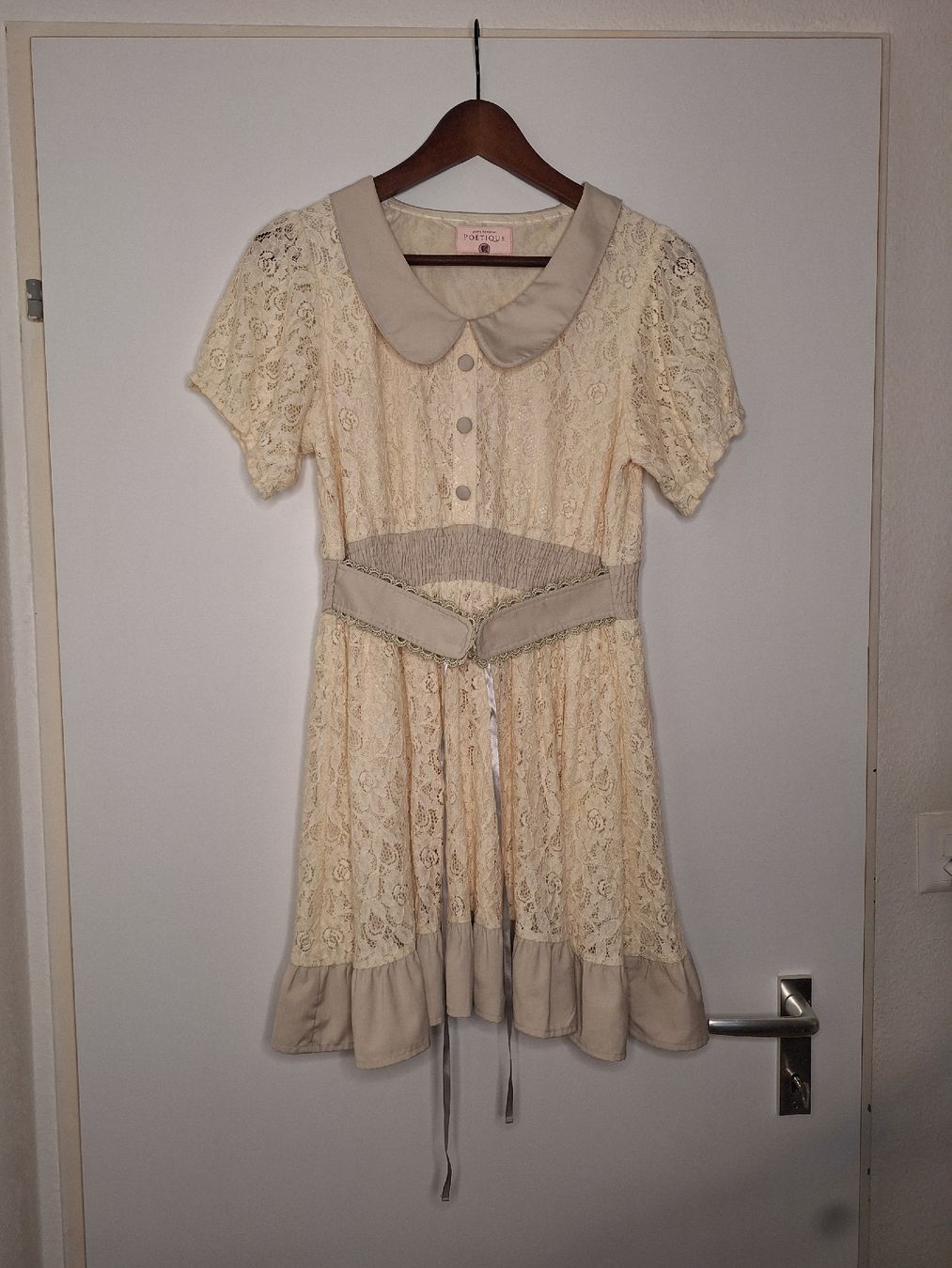 Kleider: Süsses Spitzenkleid, Creme, Gr. s, Boho Stil, Festlich – Neu (gemäss Beschreibung) aus Adlikon b.Regensdf von che_xxb9 1
