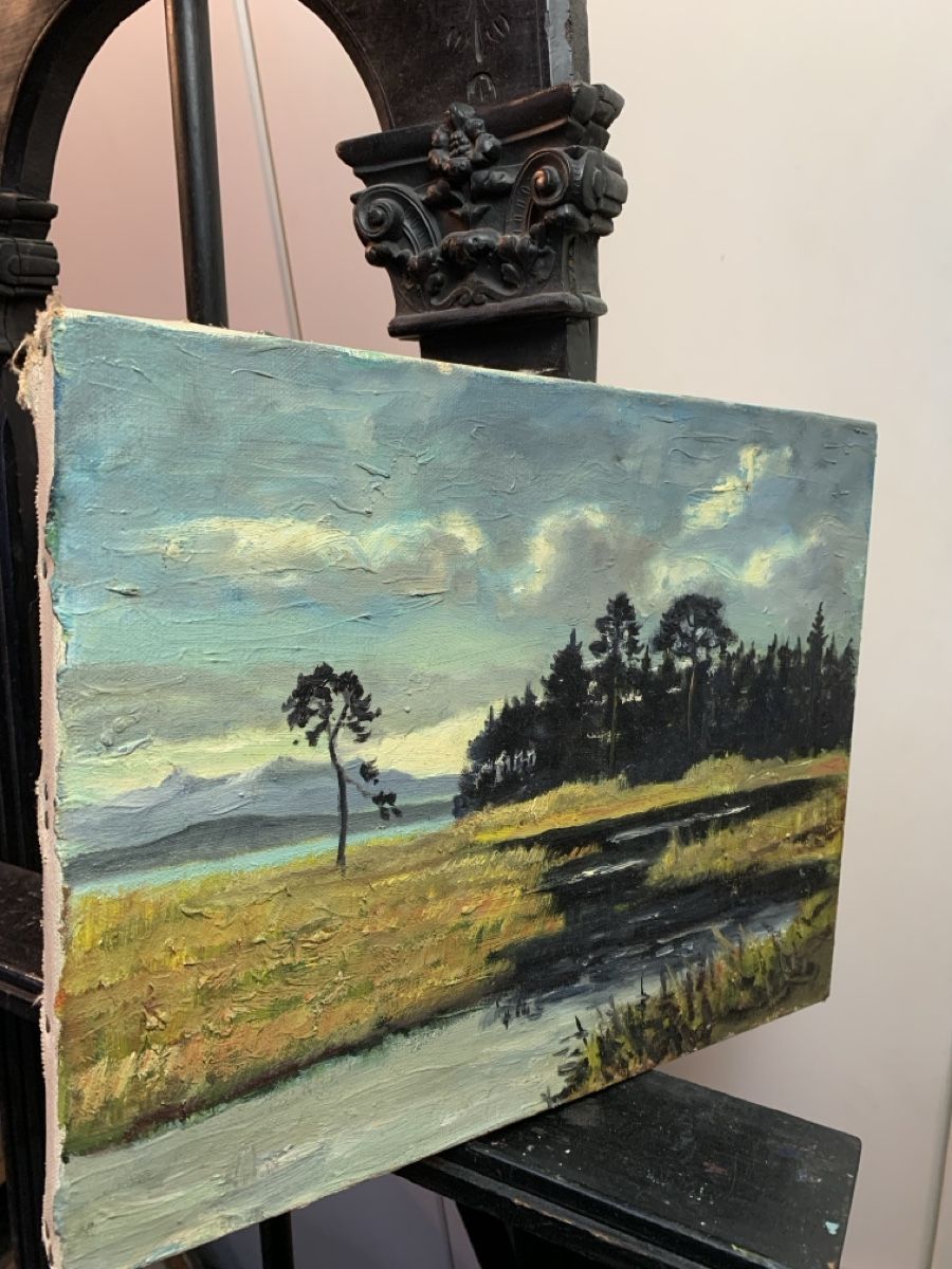 Tableaux: Landschaftsgemälde – Défectueux à Wolfhalden par SecondAntique 5