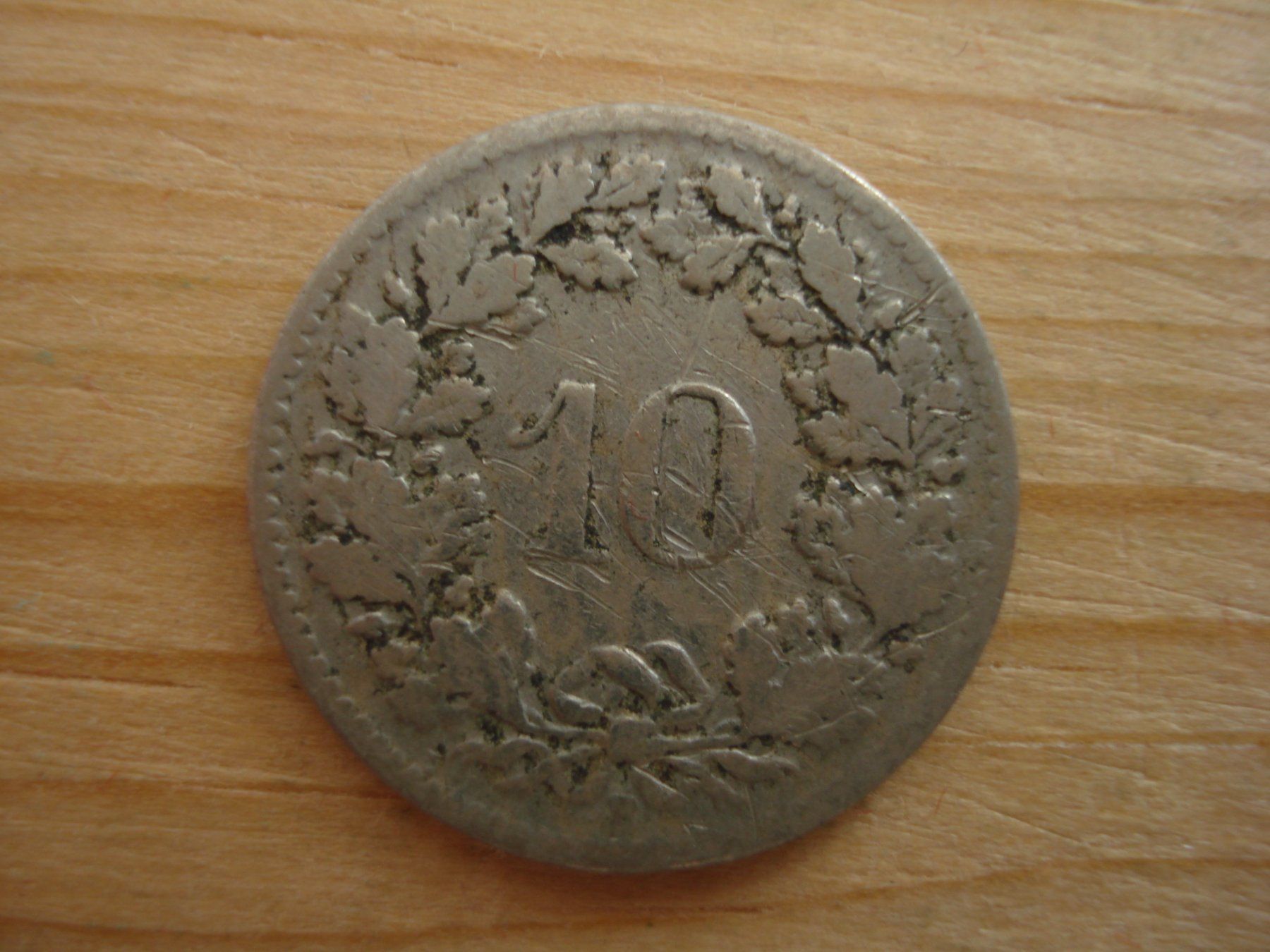 Alle Münzen: (S1) 10 Rappen 1904 – Gebraucht aus Erlach von Net-Coins 1