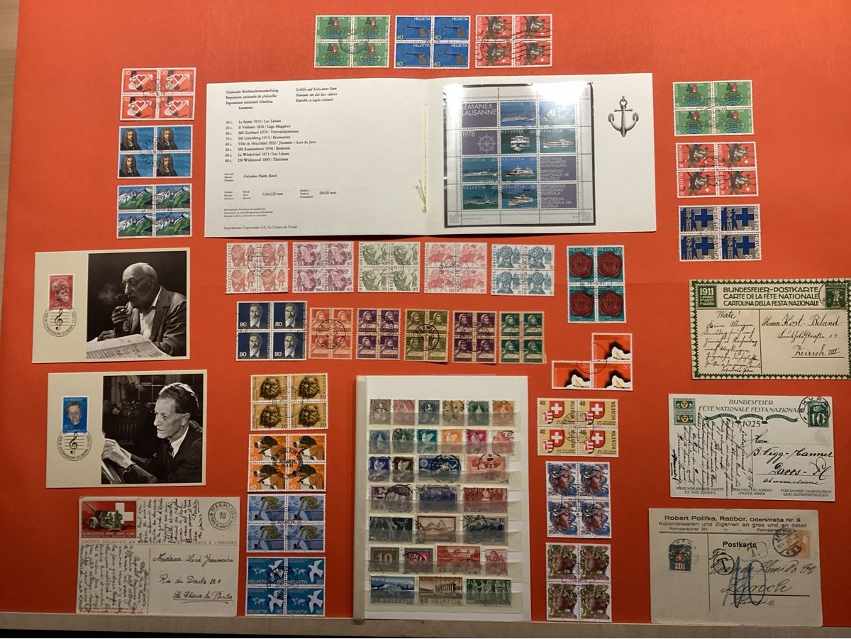 Alle Briefmarken: 🇨🇭Briefmarken gestempelt – Gebraucht aus Thun von soernst