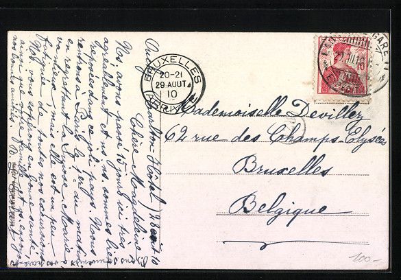 Cartoline postali: AK Ouchy, Le Quai, 1910 – Usato da Berlin venduto da bartko-reher 1