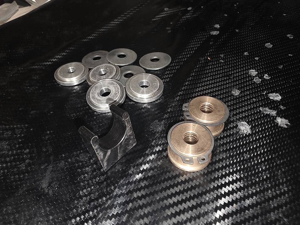 Pezzi di ricambio: Evo 7 8 9 Solid Aluminium Shifter Bushings Full New Set – Usato da Schlatt TG venduto da dev_5pfh