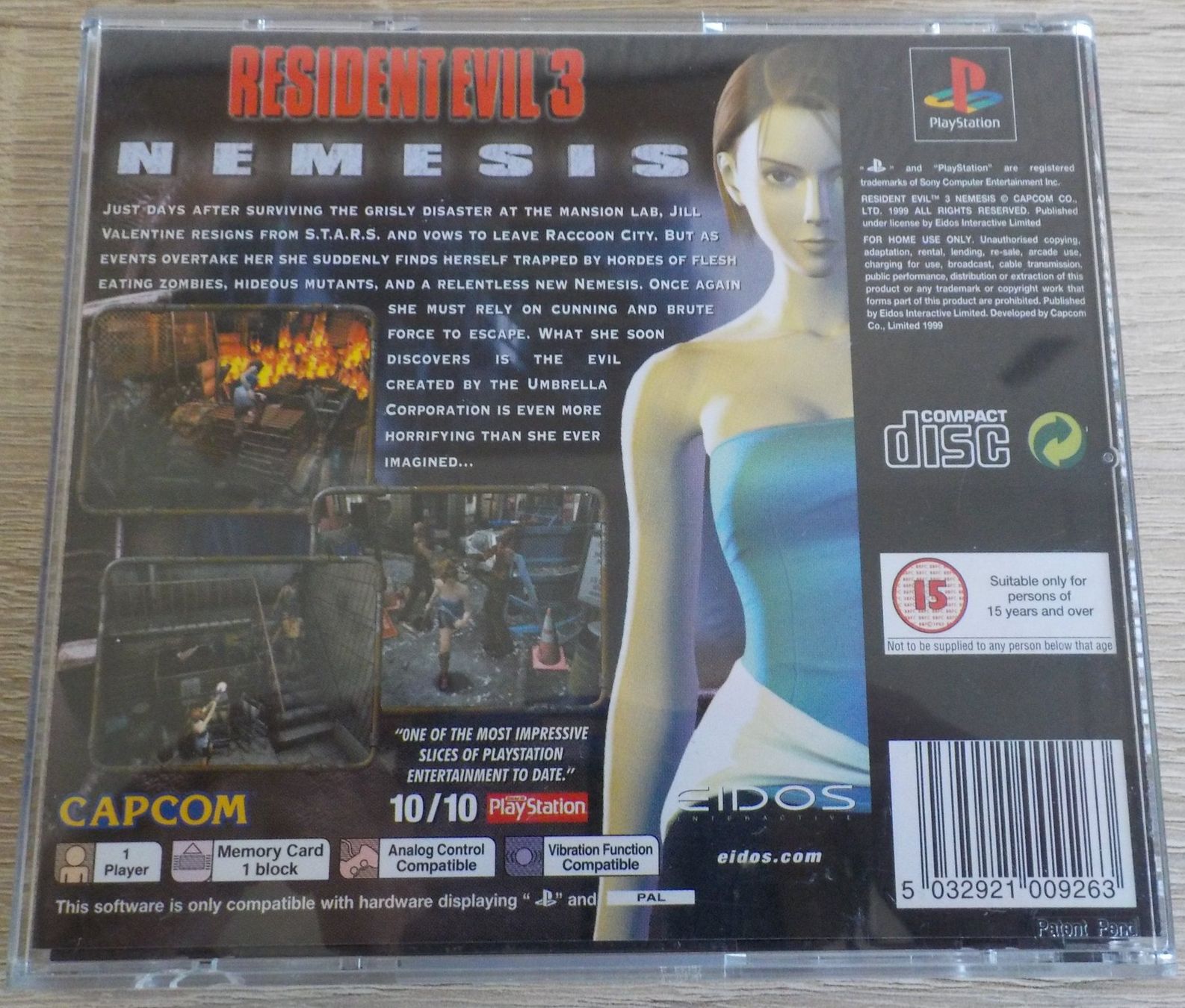 Sony Giochi: RESIDENT EVIL 3  - NEMESIS.......Topzustand!!! – Usato da Reinach AG venduto da Masi 1