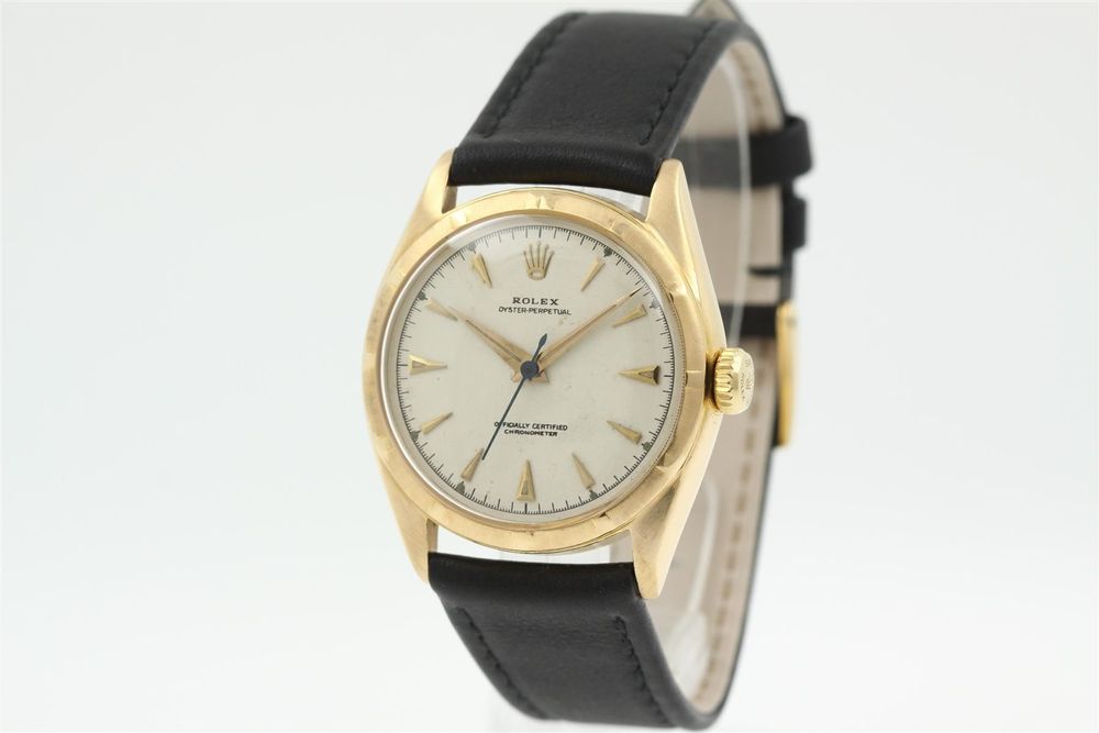 Rolex Orologi: ROLEX Oyster Perpetual 18K Vintage Ref. 6085 Kal. 645 *4972 – Usato da Zürich venduto da luxtrade 1