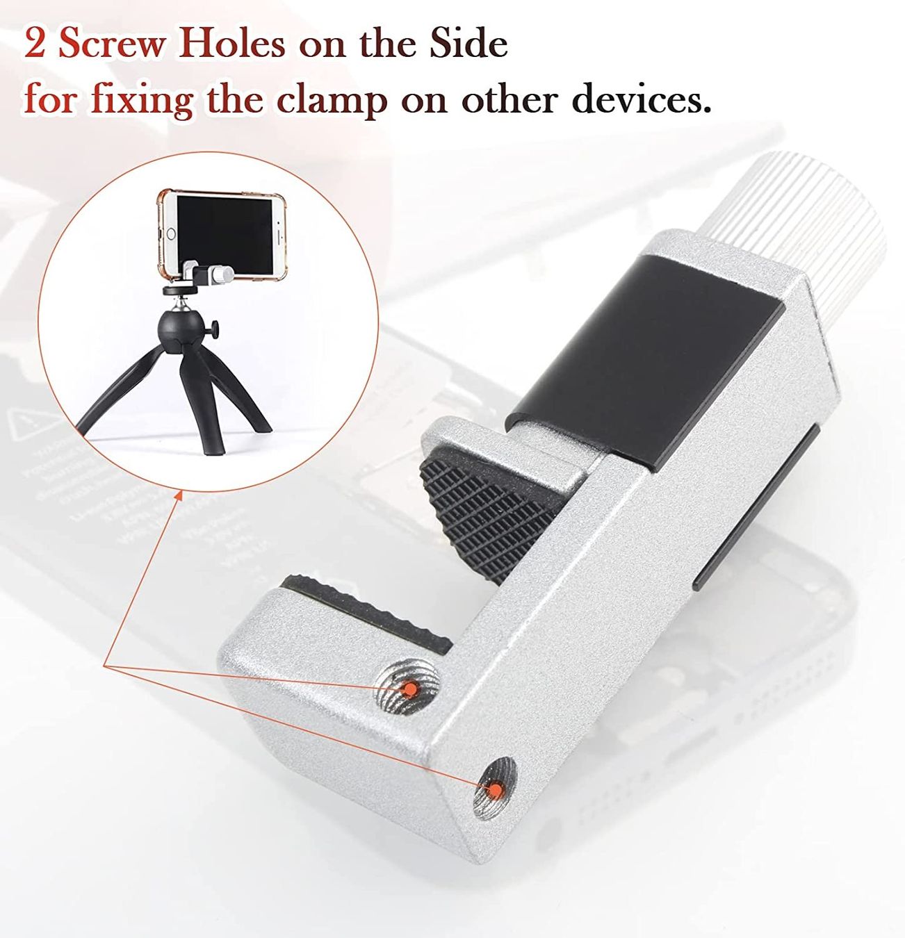 Telefoni cellulari / Smartphones: Lot de 4 Pinces de Fixation pour Smartphone – Nuovo e nell'imballaggio originale da Morges venduto da DA-repa 1