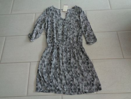 TOM TAILOR  Kleid S/M - schwarz weiss gemustert *NEU*